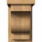 Ekena Millwork Newport Smooth Corbel w/Backplate, Western Red Cedar, 7 1/2"W x 12"D x 12"H COR08X12X12NEW01SWR - alternate 2